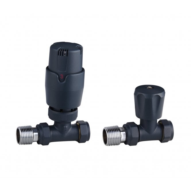Tenby  Straight TRV Twin Pack - Anthracite TIS0196