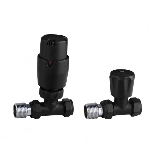 Tenby  Straight TRV Twin Pack - Black TIS0201