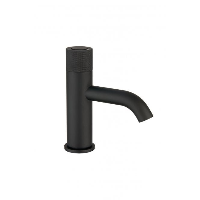 Tenby  TB+ Redondo Round Push Button Basin Mixer Matte Black TIS5713