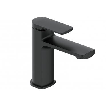 Tenby Wrexham Black Mono Mixer Tap + Waste - Black TIS5131