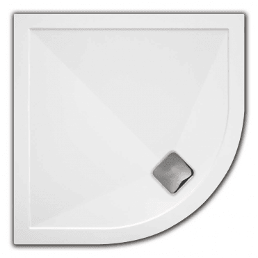 TrayMate Quadrant TM25 Elementary 800 x 800mm White Shower Tray