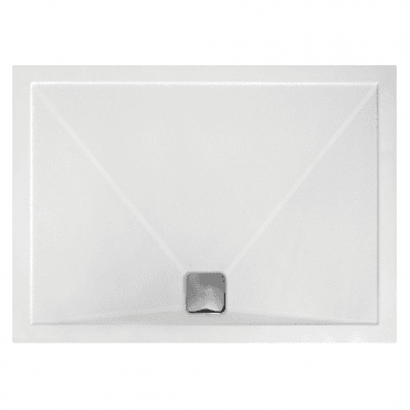 TrayMate Rectangular TM25 Elementary Anti-Slip 1600 x 900mm White Shower Tray