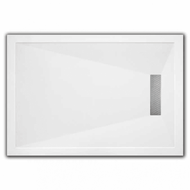 Tray Mate TrayMate Rectangular TM25 Linear 1100 x 760mm White Shower Tray