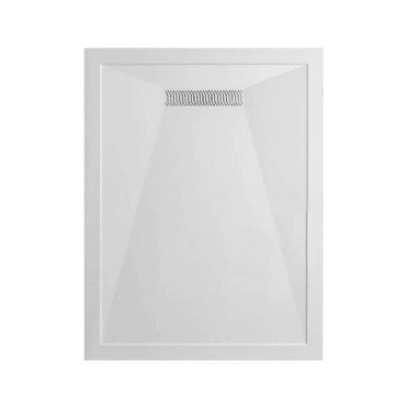 TrayMate Rectangular TM25 Linear 1100 x 900mm White Shower Tray