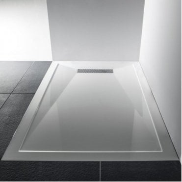 TrayMate Rectangular TM25 Linear 1700 x 800mm White Shower Tray
