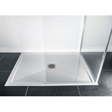 TrayMate Rectangular TM25 Symmetry 1500 x 900mm White Shower Tray