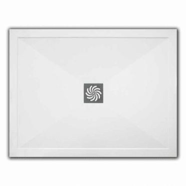 TrayMate Rectangular TM25 Symmetry Anti-Slip 1400 x 900mm White Shower Tray
