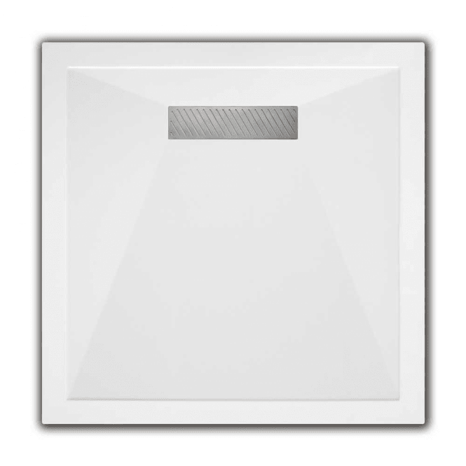 Tray Mate TrayMate Square TM25 Linear 1000 x 1000mm White Shower Tray
