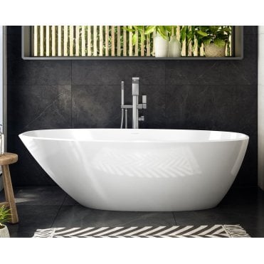 Victoria + Albert Mozzano 2 Freestanding Bath Quarrycast Matt White