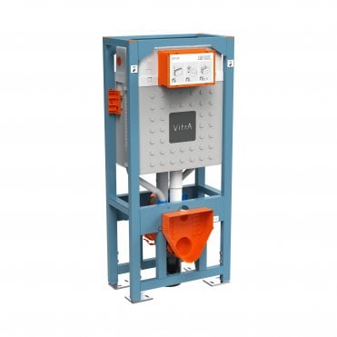 Vitra 3/6L Regular wall-hung frame, double floor fixation - electrical connection