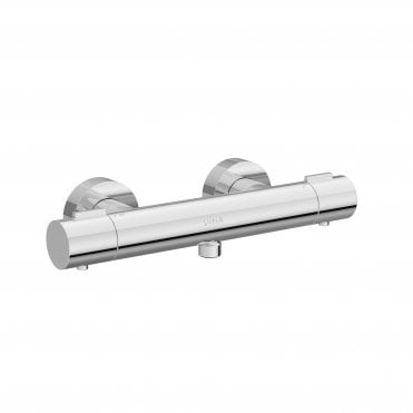 VitrA Aqua Base Round Thermostatic Shower Mixer - Chrome