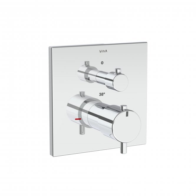 VitrA  AquaHeat Built-In Thermostatic Shower, Square, V-Box - Chrome