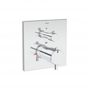 VitrA AquaHeat Built-In ThermostaticB/S, Square, V-Box - Chrome