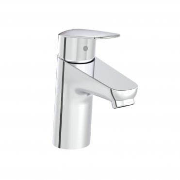 VitrA Flow Round Basin Mixer Compact - Chrome