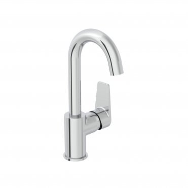 VitrA Flow Square Basin Mixer Swivel - Chrome