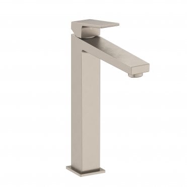 VitrA Minimax Square Basin Mixer Bowl - Brushed Nickel