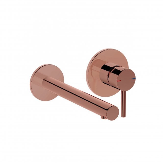 VitrA  Origin Built-In Basin Mixer Exposed Part, Two Rosette - Soft Copper