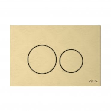VitrA Origin Flush Plate, ABS - Brushed Brass