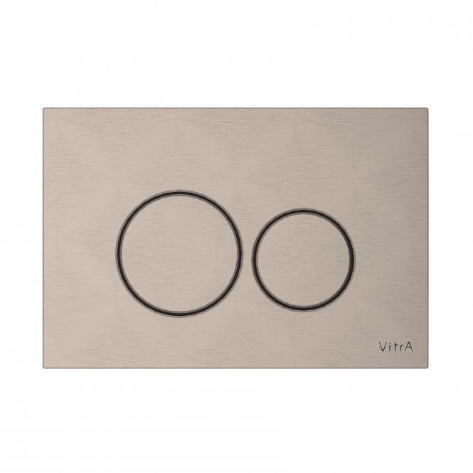 VitrA  Origin Flush Plate, ABS - Brushed Nickel