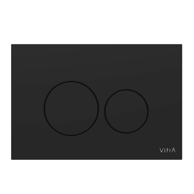 VitrA  Origin Flush Plate, ABS - Matt Black