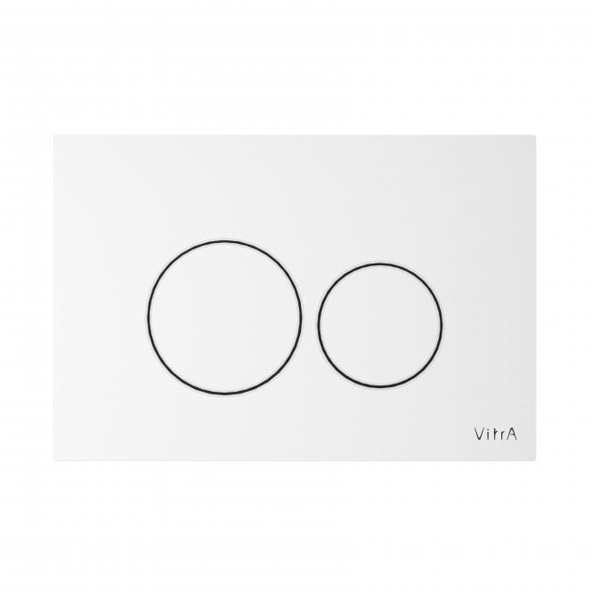 VitrA  Origin Flush Plate, ABS - White High Gloss