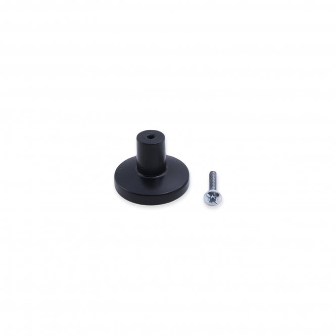 VitrA  Root Classic  Black Button Handle - Matt Black