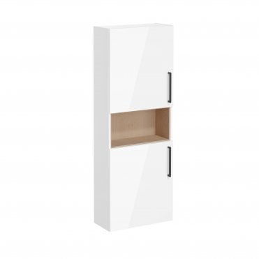 VitrA Root Flat Tall Unit, Compact, Short - White High Gloss