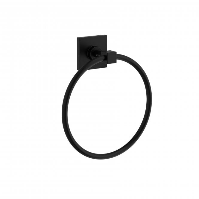 VitrA  Root Round Towel Loop - Matt Black