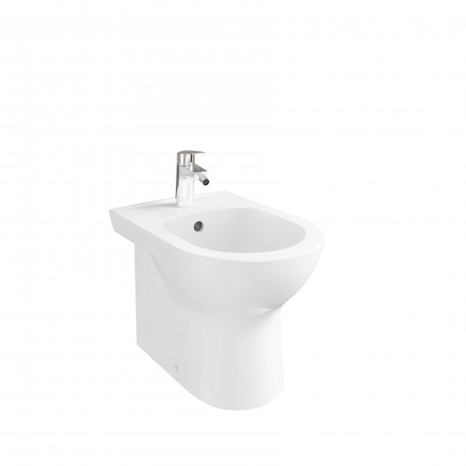 VitrA  S20 Round Back-to-Wall Bidet, Hidden Fixation - White