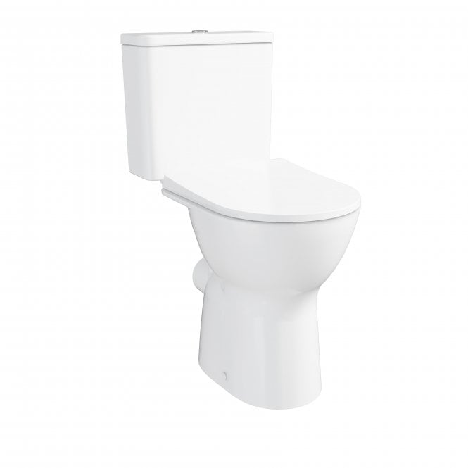 VitrA  S20 Round Open Back Close-Coupled WC 63cm- -Comfort Height - White