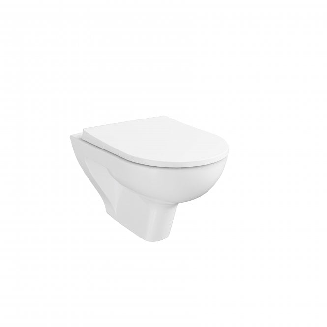 VitrA  S20 Round Wall-Hung WC, SmoothFlush, Compact, 49cm - White