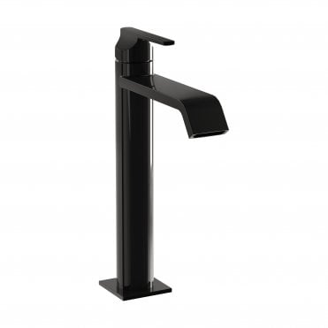 VitrA Suit Basin Mixer with Top Handle for Bowls - Gloss Black