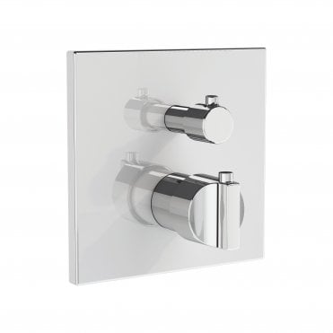 VitrA Suit Built-In Thermostatic Bath/Shower Mixer - Chrome