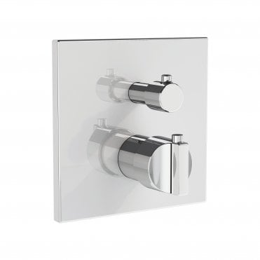 VitrA Suit Built-In Thermostatic Shower Mixer V-Box Exposed Part - Chrome