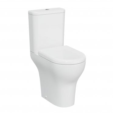 VitrA Zentrum SmoothFlush Open Back Close-Coupled WC Pan - White