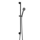 Just Taps Slide Rail with Round Shower Handle and Hose Matt Black 68129510MB