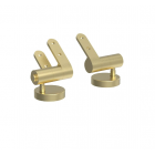 Roper Rhodes Brushed Brass Toilet Seat Hinges For Wooden Toilet Seats
