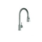 Kartell Kitchen Sink Mixer With Pull Out Spray Brushed Steel