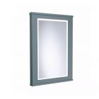 Tavistock Lansdown 600 Framed Illuminated Mirror - Mineral Blue - LAN55MF.MB
