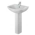 Nuie Ava 545mm One Tap Hole Basin & Pedestal