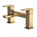 Nuie Windon Deck Mounted Brushed Brass Bath Filler WIN803
