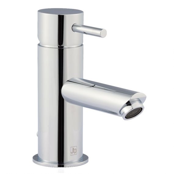 JustTaps Fonti Single Lever Basin Mixer Tap With Pop Up Waste Chrome 15051