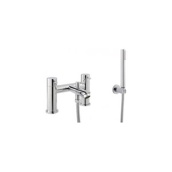JustTaps Fonti Bath Filler Tap With Kit Deck Mounted Chrome 15275