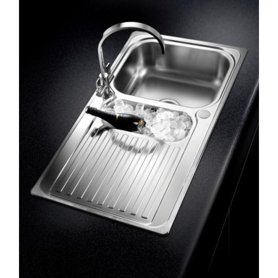 Rangemaster Sedona Stainless Steel 985 x 508 Inset Sink