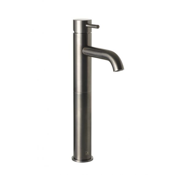 VOS Brushed Black Single Lever Tall Basin Mixer