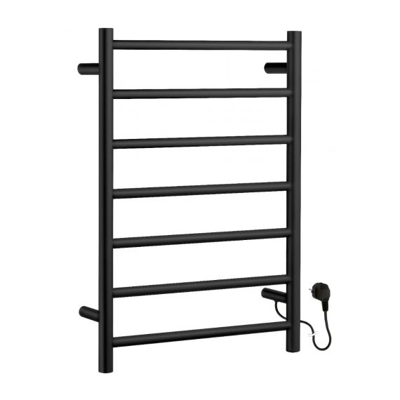 Smedbo Dry Towel Warmer Electrical 500 x 689 mm On/Off Button Black