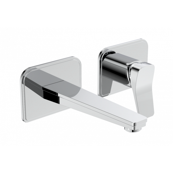 Just Taps HIX Single Lever Wall Mounted Basin Mixer Chrome 32273