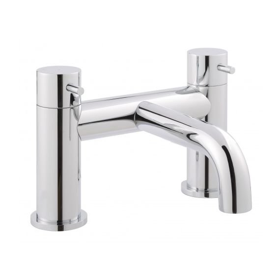 JustTaps Florence Bath Filler Tap with Kit Deck Mounted Chrome 55223