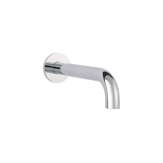 Florence Bath Spout With Wall Flange 195mm 55439 By Just Taps