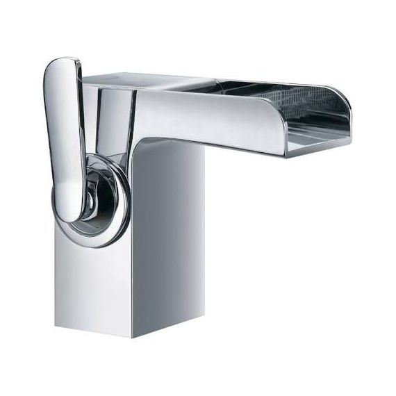 Cascata Single Lever Basin Mixer Tap Inc Waste 77051 By Just Taps